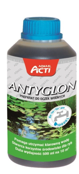 Aquael Acti Pond Antyglon 500ml preparat do zwalczania glonów w stawie