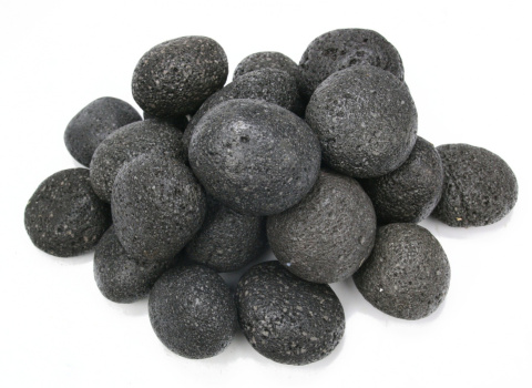 OTOCZAK PEBBLES z lawy wulkanicznej 3-5cm czarny