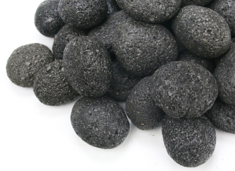 OTOCZAK PEBBLES z lawy wulkanicznej 3-5cm czarny