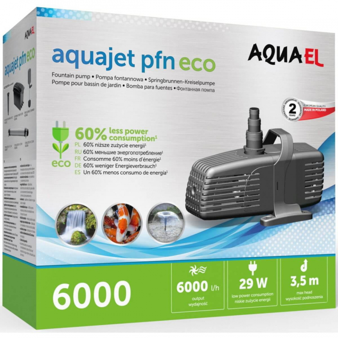 AQUAEL AQUAJET PFN-6000 ECO pompa fontanna 6000l/h