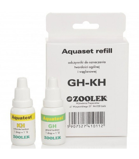 ZOOLEK Aquatest REFILL uzupełnienie testu GH-KH