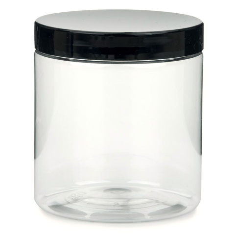 SŁOIK BEZBARWNY 250ml Z NAKRĘTKĄ CZARNĄ PET 12szt SŁOIK BEZBARWNY 250ml Z NAKRĘTKĄ CZARNĄ PET 12szt