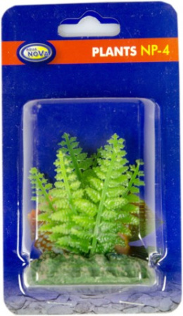 AQUA NOVA sztuczna roślina do akwarium 4cm - NP-4