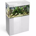 Aquael Glossy ST 100 D&amp;N biały zestaw akwariowy z szafką 215l