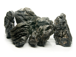 QUARTZ ROCK czarna skała do akwarium WOREK 20kg