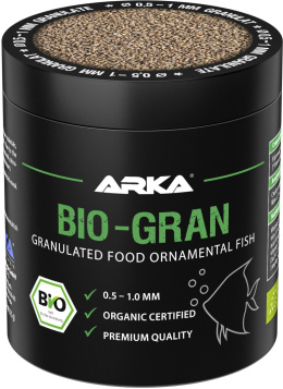 ARKA Bio-Gran Organic Pokarm dla ryb Granulat 0,1-0,5mm 250ml 115g