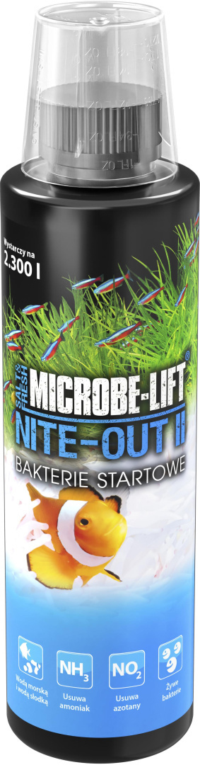 MICROBE-LIFT Nite-Out II 236ml Bakterie Startowe redukuje NH3 NO2