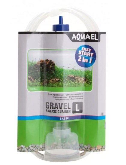AQUAEL Odmulacz i czyścik do szyb L 33cm Gravel & Glass Cleaner