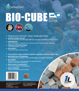 Aqua Specto Bio-Cube 1L miękkie kosteczki 2cm do filtracji biologicznej