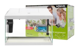 Aquael Leddy Plus 40 day&night akwarium 25l Białe akwarium z wyposażeniem