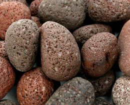 ROTALA Lava Pebbles (Brązowa) 1kg 1-2cm Otoczaki z lawy do akwarium