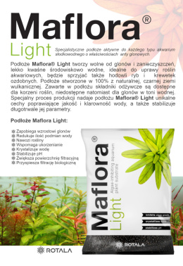ROTALA Maflora Light Powder (1.6-3.0mm) 10L Podłoże dla roślin akwariowych