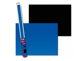 AQUA NOVA tło dwustronne BLACK/BLUE XL 150x60 cm