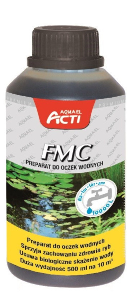 Aquael Acti Pond FMC 500ml skuteczny preparat do odkażania wody w oczku