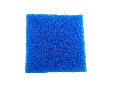 GĄBKA 10ppi 25x25x5cm wkład do filtra NIEBIESKA