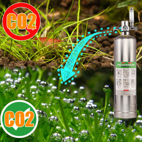 Green Bubbles CO2 Generator - zestaw do produkcji CO2 z elektrozaworem Green Bubbles CO2 Generator - zestaw do produkcji CO2 z elektrozaworem
