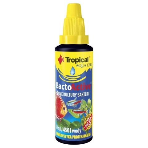 Tropical Bacto-Active 30ml Żywe kultury bakterii - Biostarter do akwarium