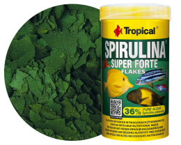 Tropical Spirulina Super Forte 36% 250ml 50g Pokarm na spirulinie dla ryb