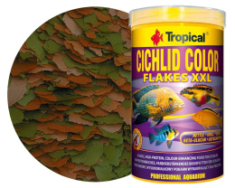 Tropical Cichlid Color XXL 1000ml 200g Płatkowany pokarm dla pielęgnic
