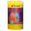 Tropical D-50 Plus Flakes 1000ml 200g Pokarm płatkowany dla paletek