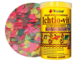 Tropical Ichtio-Vit Puszka 200g 1000ml Pokarm płatkowany wieloskładnikowy
