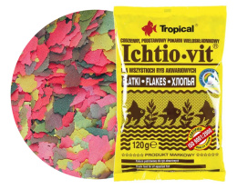 Tropical Ichtio-Vit worek 120g Pokarm płatkowany wieloskładnikowy
