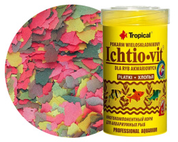 Tropical Ichtio-Vit Puszka 20g 100ml Pokarm płatkowany wieloskładnikowy