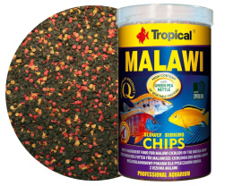Tropical Malawi Chips 1000ml 520g Pokarm wafelki dla pyszczaków pielęgnic