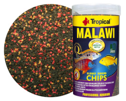 Tropical Malawi Chips 250ml 130g Pokarm wafelki dla pyszczaków pielęgnic