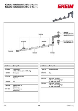 EHEIM deszczownica składana do węża 12/16 mm InstallationsSET 2 (4004310)