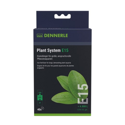 DENNERLE Długodziałający nawóz zawierający żelazo Plant System E15, 40 Pcs (4825)