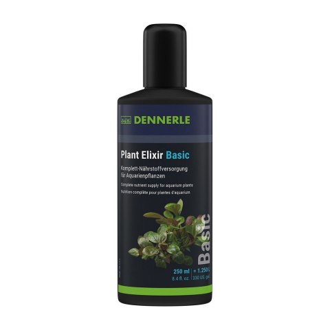 DENNERLE Uniwersalny nawóz dla wszystkich roślin akwariowych Plant Elixir Basic, 250 ml (4800)