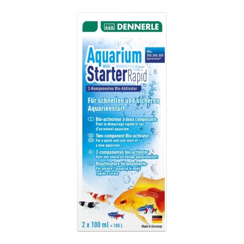 DENNERLE Uzdatniacz wody, bioaktywator Aquarium Starter Rapid, 200 ml (1681)