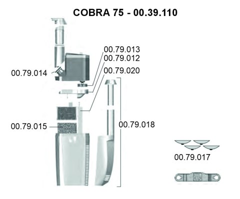 NEWA Filtr wewnętrzny do akwarium COBRA 75 (00.39.110) NEWA Filtr wewnętrzny do akwarium COBRA 75 (00.39.110)