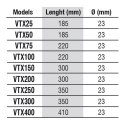 NEWA Grzałka do akwarium NEWATHERM VTX 100W QUARTZ (00.12.563)