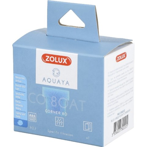 ZOLUX AQUAYA Wkład gąbka Blue Large Foam T Corner 80 (330222)