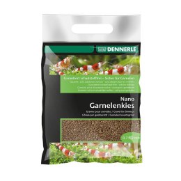 DENNERLE Żwir dla krewetek Nano Garnelenkies, ciemny brąz, 0.7-1.2 mm, 2 kg (5914)