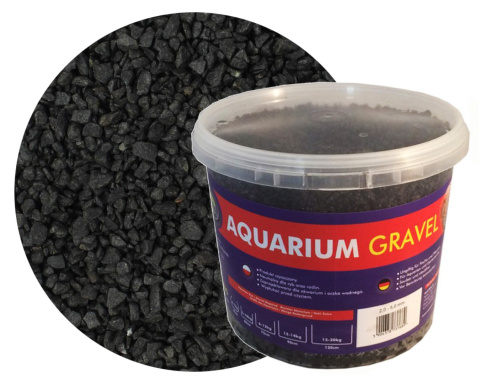 Aqua Nova Basalt 2-5 mm 5kg czarne podłoże bazaltowe żwir do akwarium