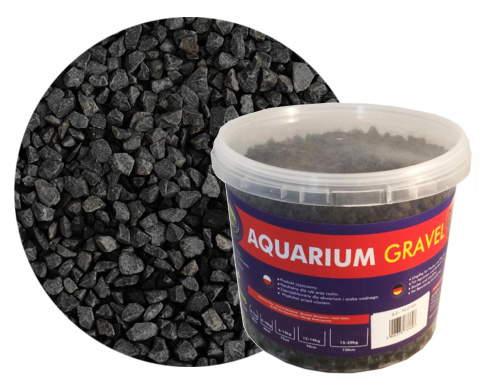 Aqua Nova Basalt 5-10 mm 5kg czarne podłoże bazaltowe żwir do akwarium