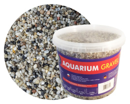 Aqua Nova Żwir Rzeczny 3-5 mm 5kg wielobarwne naturalne podłoże do akwarium