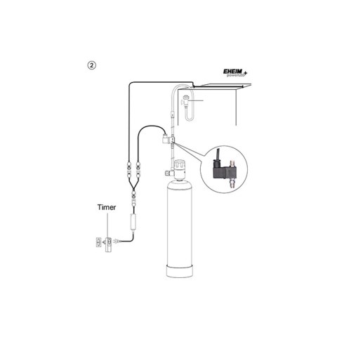 EHEIM Zawór magnetyczny CO2 24V (6064380) EHEIM Zawór magnetyczny CO2 24V (6064380)