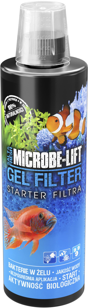 Microbe-Lift Gel Filter 473ml - bakterie startowe w żelu