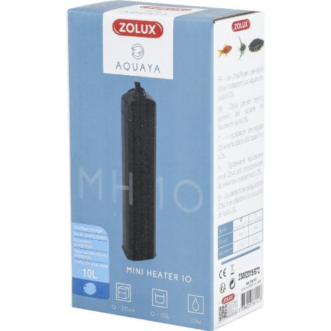 ZOLUX AQUAYA Mini Heater 10 W - grzałka do akw.0-10 l kol. czarny (336141)