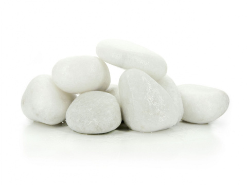 PURE WHITE STONE kamień skała otoczak 1kg