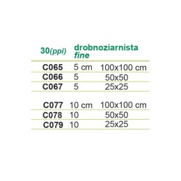 Gąbka do filtra średnioziarnista 30ppi 25x25x5cm Happet