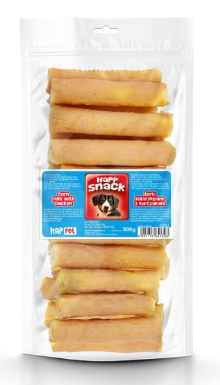 Rurki kukurydziane z kurczakiem 500g