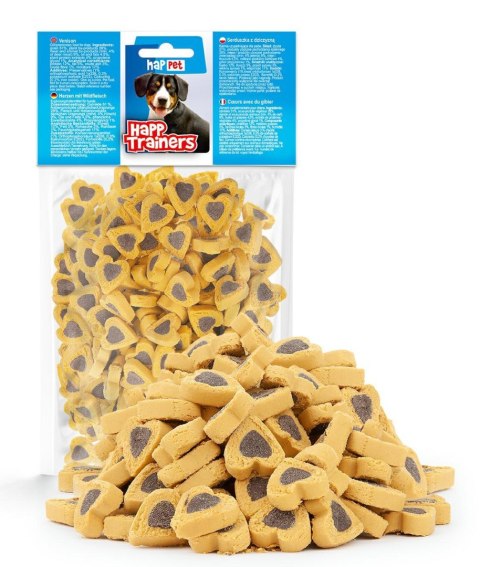 HAPP TRAINERS Serduszka z dziczyzną 200g