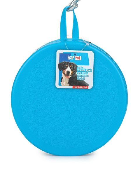 Podwójna miska silikonowa turystyczna składana zamykana 2x0,7l