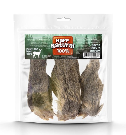 Sarna uszy z futrem 3szt.