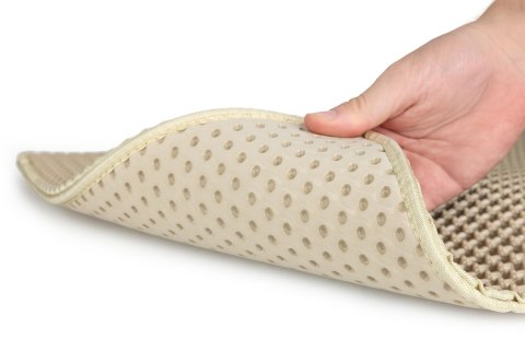 Mata pod kuwetę L 55x75cm biała kremowa